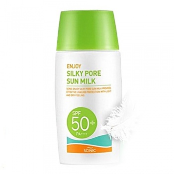 Солнцезащитное молочко EnJoy Silky Pore Sun Milk SPF 50+/PA+++SCINIC